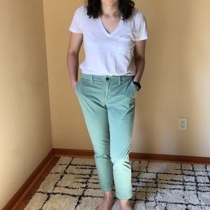 GAP Girlfriend Twill Stripe Chinos